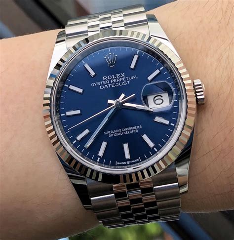 Rolex Datejust 36 126234 Datejust quadrante blu 